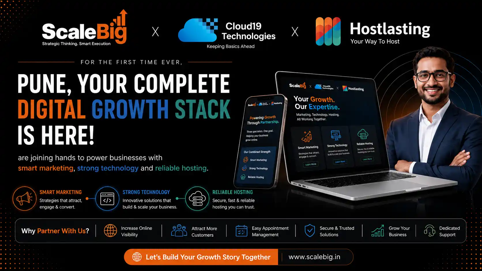 ScaleBig Collaboration with Hostlasting and Cloud19 Technologies